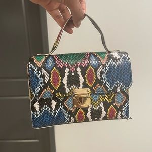 Snakeskin Print - Mini Tote (Multicolor)